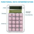 thumbnail image 3 of Uxcell Desktop Calculator, 2 Pack 8 Digit Mini Pocket Portable Desk Calculator Standard Function Style 1, Pink, 3 of 5