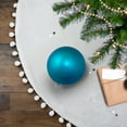 thumbnail image 2 of Northlight 4" Shatterproof Matte Christmas Ball Ornament - Turquoise, 2 of 3