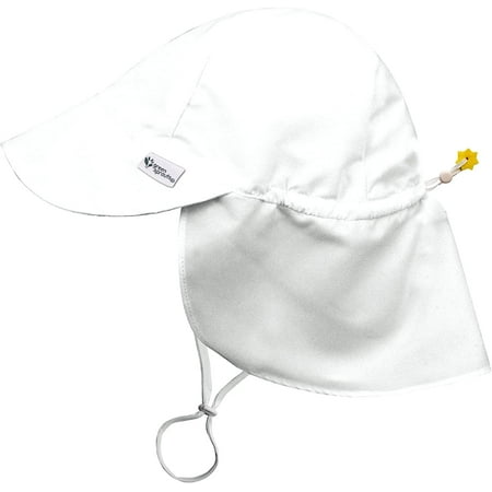 

Green Sprouts UPF50+ Eco Flap Hat-White-0-6mo