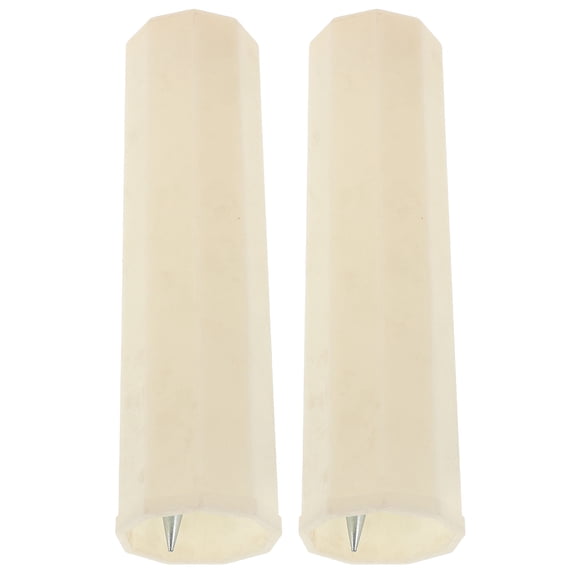 LOLIPPYY 2Pcs Easy Operation White Plastic Fishing Rod Ground Rack for Lake Beach Fishing