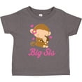 thumbnail image 3 of Inktastic Big Sis Monkeys Girls Toddler T-Shirt, 3 of 5