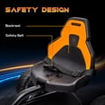 thumbnail image 5 of Aosom 12V Electric Go Kart for Kids, Outdoor Ride-On Toy with Forward Backward Drive & Adjustable Speed, Gift for Child 3-8 Years Old, Orange, 5 of 9