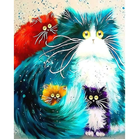 Artistic Escape: Paint by Number Kit, Transform Your Space With Vibrant Abstract Flowers Animal Designs, Easy DIY Acrylic Pigment Art for Home Decor, 16x20 Inches