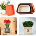 thumbnail image 3 of Square Flower Pot Trays Plant Saucer Base Home Garden Supplies 2Pcs, 3 of 3