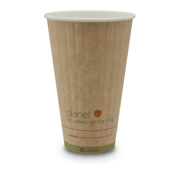 STALKMARKET Disposable Hot Cup,20 oz.,Brown,PK600 PLC-20-DW