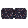 thumbnail image 7 of Kll Mushrooms3 Windshield Sun Shade 2-Piece Foldable Car Front Window Sunshade For Most Sedans Suv Truck - Auto Sun Blocker Visor Protector Blocks Max Uv Rays - Large, 7 of 7