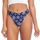 thumbnail image 1 of Fotbe Snowflakes On Dark Blue Tanga Sin Costuras para Mujer con Estampado – Panties Invisibles, Transpirables y Cómodos para Uso Diario-4X-Large, 1 of 6