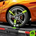 thumbnail image 2 of VULCAN Car Tie Down with Flat Hooks - Lasso Style - 2 Inch x 96 Inch - 4 Pack - Classic Yellow - 3,300 Pound Safe Working Load, 2 of 16