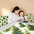 thumbnail image 4 of Manfei Christmas Tree Twin Comforter Sets Pine Bedding Set, Navy Silver 2pcs 1 Comforter and 1 Pillowcase, Gray Reversible, 4 of 6