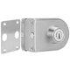 thumbnail image 3 of Cerradura de puerta de vidrio Jadeshay de hierro inoxidable simple, 3 of 8
