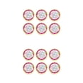 thumbnail image 1 of pitrice 6 Pcs Plateau en Papier Jetable pour Gâteaux Planches Rondes pour Gâteaux Dessert Fleur 2 Ensembles, 1 of 6