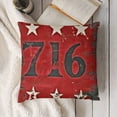 thumbnail image 4 of YINGXI Decorations Star and Stripe Faith Family Freedom Throw Pillowcases Decor 22x22in, 4 of 6