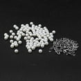 thumbnail image 2 of SKISUNO 100 Pcs White Studs for Any Occasion 8mm Abs Plastic, 2 of 8