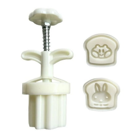 

ZOYONE Plastic Material Mooncake Molds Stamp Moon Cake Mould Cartoon Toast Shaped Molds