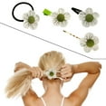 thumbnail image 1 of de accesorios para el cabello de bricolaje Pinza para el cabello Fácil de usar Manualidades de juguete 1 Juego de decoraciones de flores de Macarena Kits de accesorios de bricolaje para el cabello, 1 of 8