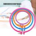 thumbnail image 2 of Billuyoard 4 aros de bordado plástico multicolor círculo punto de cruz anillo de aro para bordado y punto de cruz Almacenamiento y organización del hogar Billuyoard HA023140-00, 2 of 6