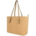 thumbnail image 2 of Gwen Women's Vegan Leather Studded Tote Bag with Adjustable Handles / Shoulder Straps, 2 of 5