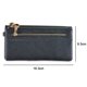 thumbnail image 2 of Cartera de cuero vegano para mujer, cartera larga plegable con bolsillo para monedas con cremallera, 2 of 6