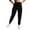 Black-01, variant on STETMN Womens Soft Yoga Pants Dressy Pleated High Waisted Work Pants Ladies Business Slacks