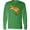 Kelly Green, variant on Roaring T-Rex Long Sleeve T-Shirt