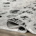 thumbnail image 4 of nuLOOM Carli Modern Pebble Tasseled Area Rug, 4' x 6', Light Gray, 4 of 9