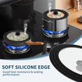 thumbnail image 3 of Universal Lid for Pots, Pans and Skillets, Pot Lid Tempered Glass Lid (2 Pack-7-8-9-10-11-12 Inch), 3 of 7