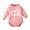Pink, variant on Toddler Baby Girl Rompers Spring Baby Girls Boys Cute Romper Long Sleeve Button Sweat Shirt Jumpsuits Summer Jumpsuit For Girls Boys