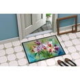 thumbnail image 4 of Caroline's Treasures DAC1563MAT Orchids in Watercolor Doormat 18x27 Front Door Mat Indoor Outdoor Rugs for Entryway, Non Slip Washable Low Pile, 18H X 27W, 4 of 6
