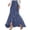 Navy, variant on Lusa Summer Tie Waist Wrap Maxi Skirts for Women Elegant Adjustable High Waist Irregular Ruffle Hem Flowy A-Line Long Skirt Elegant Pure Color Lightweight Daily Wear Green S