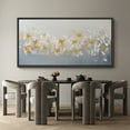 thumbnail image 6 of Large Framed Canvas Print Yellow & White Abstract Butterfly in Group Wall Art Decorative Ready to Hang Painting for Living room Bedroom - 60"x30" Black Frame, 6 of 9