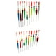 thumbnail image 1 of Flotadores de pesca DYNWAVEMX de madera Bobbers 20 Piezas 4g, 1 of 8