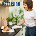 thumbnail image 4 of Professional Cordless Rechargeable Easy-Slice Electric Knife, Reciprocating Serrated Stainless-Steel Blades, Safety-Lock Trigger Release, Carving Meats, Turkey, Breads, Fruit, Crafting Foam, White, 4 of 9