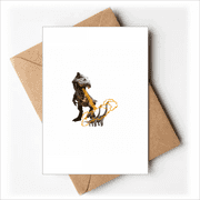 Jet Menacing Dinosaur Form Greeting Cards You are Invited Invitations
