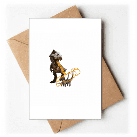 Jet Menacing Dinosaur Form Greeting Cards You are Invited Invitations