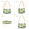 thumbnail image 7 of FORMRS Womens Shoulder Bag with Chain Strap Clutch Purse Cute Tote Handbag, Yellow Summer Pattern, 7 of 7