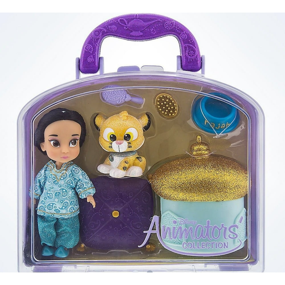 Disney Animators' Collection Jasmine & Friends Mini Doll Play Set New