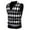 #Black, variant on DPTALR Men's Print Elastic Knit V-Neck Tank Top,Dark Blue,XXL