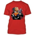 thumbnail image 2 of Make America Great Super Hillary Clinton Printed T-shirt Mens Tee Short Sleeve T-Shirt Soft and Comfy Shirt, Lightweight Shirt Color Red Small, 2 of 3