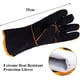 thumbnail image 2 of Guantes de soldador de cuero JAMW Sencillez resistentes al calor y al fuego 35 cm, 2 of 5