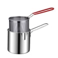 thumbnail image 1 of Mistaha 304 Stainless Steel Deep Fryer with Removable Anti-Burn Handle, Multifunctional Small Frying Pot for Home Cooking, Oil-Saving Design, Suitable for Gas and Induction Cooktops, 1 of 6