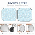 thumbnail image 6 of Haiem Rabbit And Bird Car Windshield Sun Shade (2 Pieces) Foldable Windshield Sun Shade Car Accessories for Truck SUV Pickup-Small, 6 of 7