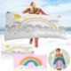 thumbnail image 1 of Toalla de playa de microfibra 30x60 pulgadas - Toalla de viaje compacta, resistente a la arena, de secado rápido y para piscina, gimnasio y acampada, 1 of 7