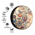 thumbnail image 4 of Goofa Floral With Birds And Fantasy Flowers Pattern Universal Tire Cover for Jeep, SUV, Truck, and Trailer – Waterproof, UV-Resistant,Easy to Install, Fits 14"-17" Tires-15 inch, 4 of 6