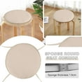thumbnail image 2 of Clearance! FNGZ Cushion Round Garden Chair Pads Seat Cushion for Outdoor Bistros Stool Patio Dining Room Four Ropes Beige, 2 of 5