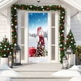thumbnail image 5 of Winter Snowman Door Sticker Decoration Christmas Door Banner Backdrop for Winter Welcome Christmas Holiday Front Door Decoration,Removable self-adhesive wall stickers, 5 of 15