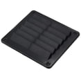 thumbnail image 3 of Universal RV Horizontal Hood Vent, Weather Louver, Rain & Water 140x126 Mm/ 5.5x5 Inch (Black), 3 of 7