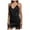 Black, variant on Women's Casual Open Back Deep V Neck Dress - Sexy Ruched Design Knee-Length Dress for Party/Dating/Night Out