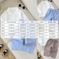 thumbnail image 4 of mgoYE Baby Boys 2Pcs Fall Clothes Button Shirt and Stripe Pants Set, 4 of 9