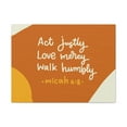 thumbnail image 3 of Scripture Walls Act Justly Micah 6:8 Wall Art Bible Verse Print Ready to Hang, 3 of 18