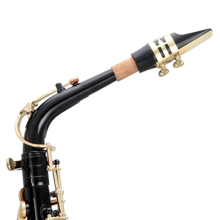KESHUO Mini Pocket Saxophone Simple Clarinet Clarinet Mini Saxophone Free  Reed 1 Box Brass Sax Beginners Kit (Color : Black)